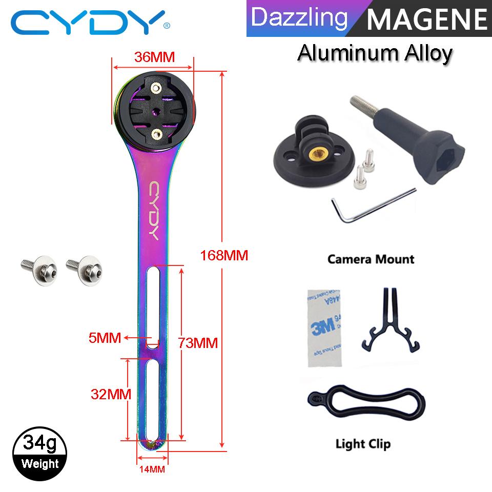 CYDY Garmin Bike Mount Holder Bryton Wahoo Xoss Igpsport 630 Mtb Gps Bicycles Front Light Saddle Support Aluminium Alloy Bracket