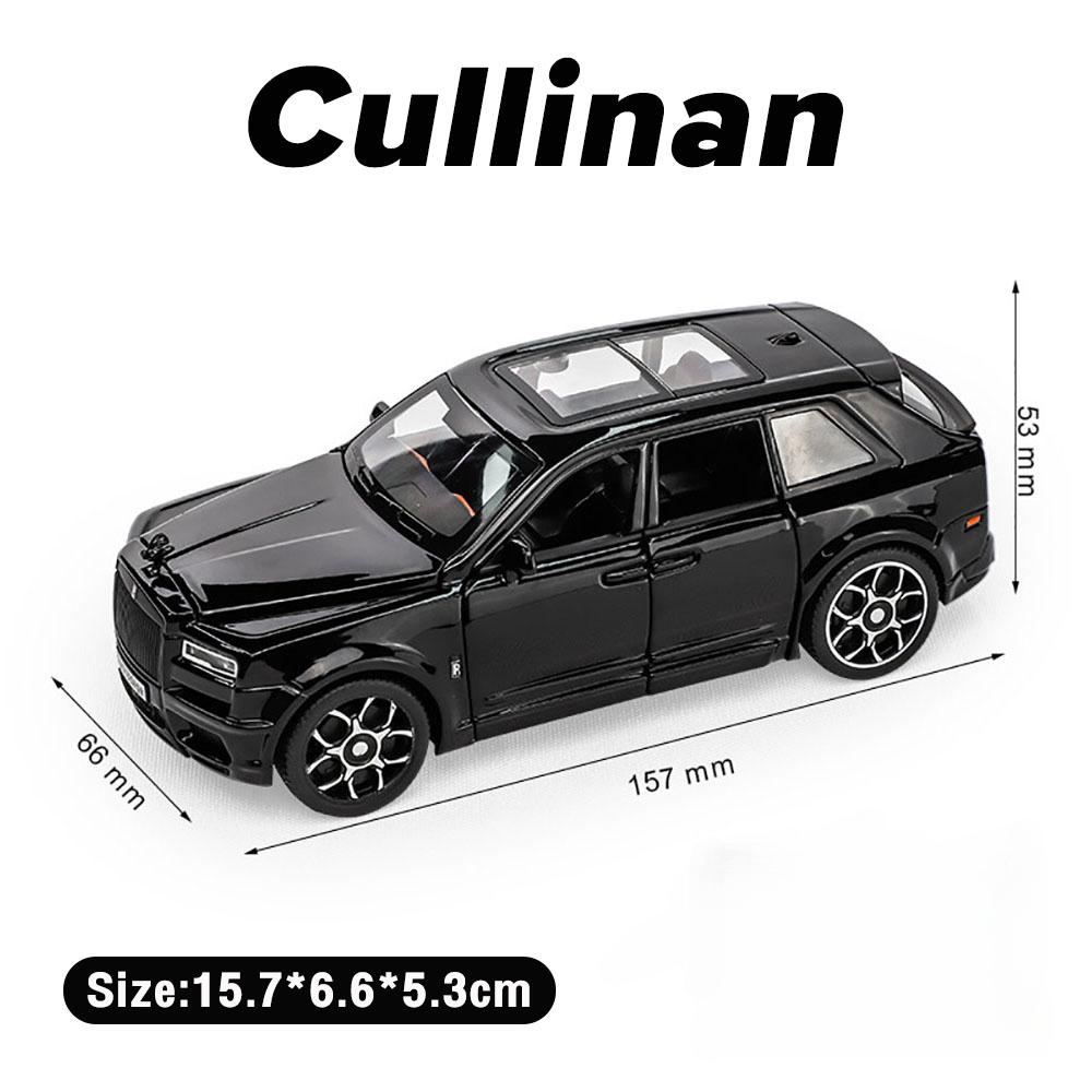 1/32 Rolls Royce Cullinan SUV Car Model Toys Diecast Alloy Simulation Vehicles Sound Light Car Toys for Boys Kids Collections