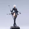 NieR Automata 2B Аниме Девушка GK Фигурка Двойная Голова Скульптура Высокий Разрез Боевой Костюм Коллекционная Статуя Настольное Украшение