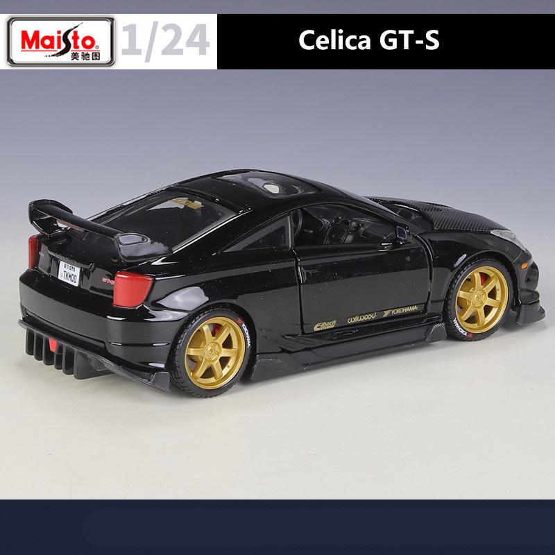Maisto 1:24 Toyota Celica GT-S Alloy Miniature Car Model Diecast Metal Scale Car Model Collection Children Toy Vehicles Gift