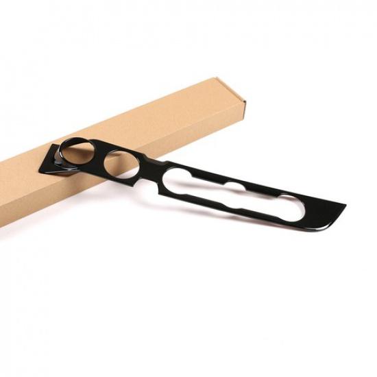 ABS Black Air Condition Knob Panel Trim Cover For Toyota Tacoma 16-23