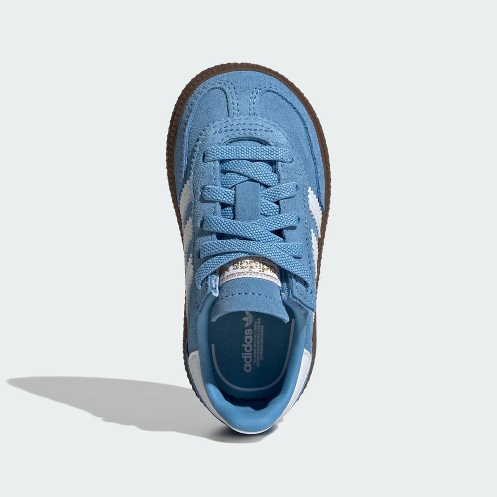 adidas HANDBALL SPEZIAL CF EL I JI2900 Kids' Originals Sneakers Light Blue / Cloud White / Gum