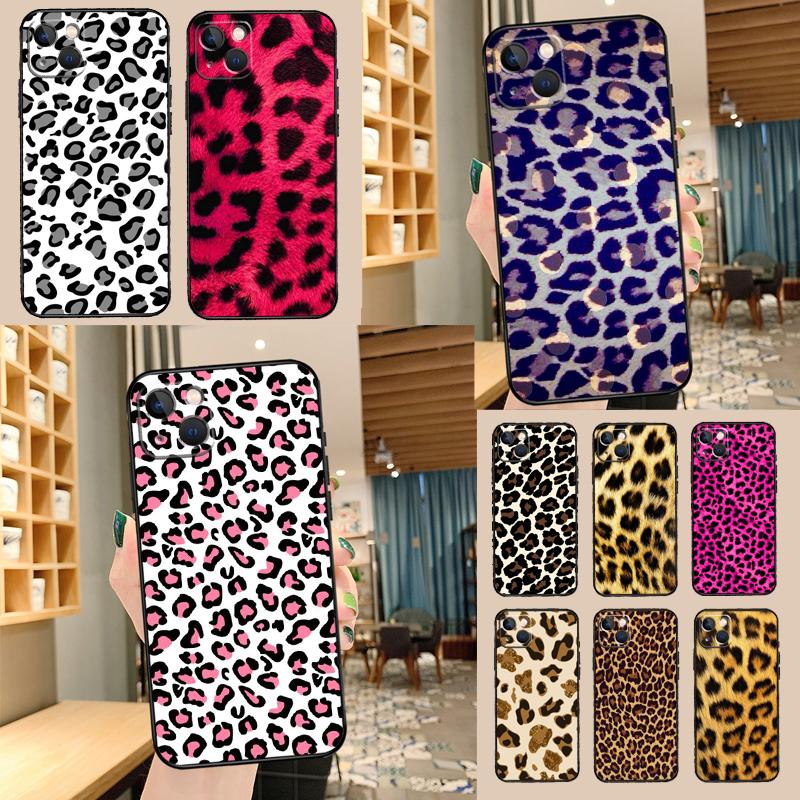 Leopard Pattern Animal Colorful Case For Samsung Galaxy A36 A56 A06 A13 A53 A32 A12 A22 A52 A35 A17 A16 A55 A15 A54 A34 A14