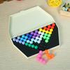 1 Set Kids' Educational Smart Bead Pyramid Game Toy Brain Teaser Balls with Colorful Engaging Puzzle