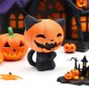 3D Printed Halloween Pumpkin Cat Statue Desktop Decorations Suitable For Home Decoration Coffee Table Bookshelf Living Room