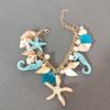Новый корейский модный браслет в стиле отпуска Tide Beach Ocean в стиле бохо-браслет Starfish Shell