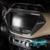 Для Chevrolet Trailblazer     ABS Углеродное волокно 8-дюймовый Экран Навигация Панель Центральной Консоли Накладка