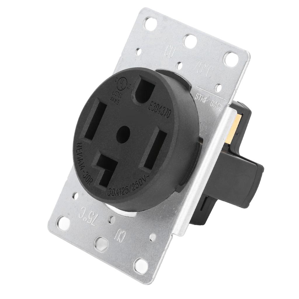 Промышленная розетка с 4 отверстиями, гнездо, разъем питания, стандарт США, 30 А, 125 В/250 В