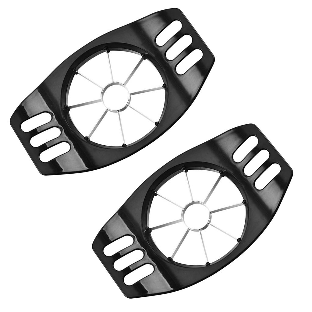 Резак для яблок из нержавеющей стали, 2 шт., ручная яблокорезка, кухонный инструмент для нарезки фруктов, бытовые кухонные гаджеты