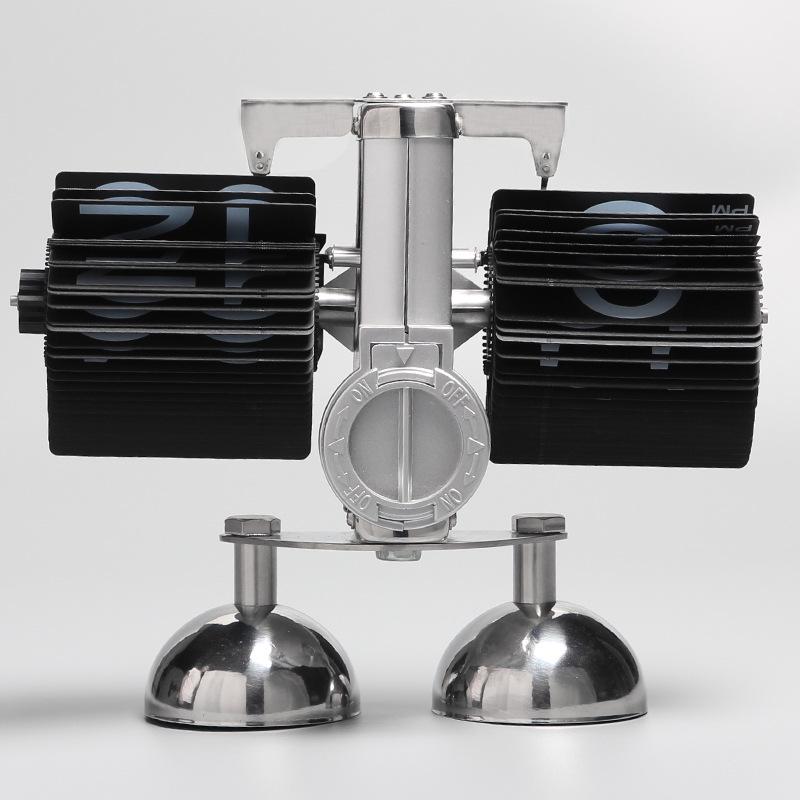 Ретро Креативные Одноногие Автоматические Перекидные Часы: Маленькие настольные часы для гостиной