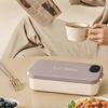 2026 Hot!! USB rechargeable heated bento box for car USB rechargeable, portable heating. Daily Commute Essential