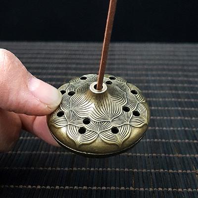 Мини-курильница Zen Lotus, благовония, ароматическая горелка, дорожка для благовоний, небольшое украшение