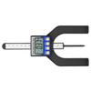 0 80mm Digital Precision Height Aperture Depth Gauge Ruler with Magnetic Feet Base
