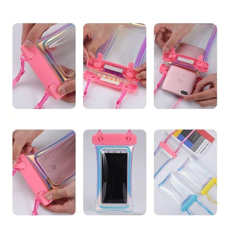 Сумка для мобильного телефона с подушкой безопасности, сенсорный чехол-протектор для телефона, фестиваль брызг воды