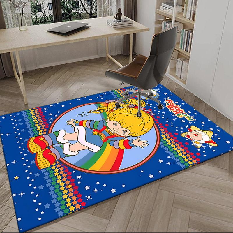 Rainbow Adventure Carpet, Kitchen Rugs, Yoga Mat, Non-Slip Mats, Rug for Bathroom, Living Room bedroom, Camping Rugs Christmas Gift