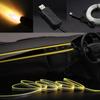 Подсветка салона автомобиля RGB светодиодная лента Неоновая невидимая подсветка USB оптоволоконная подсветка салона Поддержка управления через приложение 2/3/4/5 м