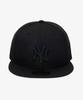 New Era Кепка MLB New York Yankees Базовая Приталенная Черный/Черный