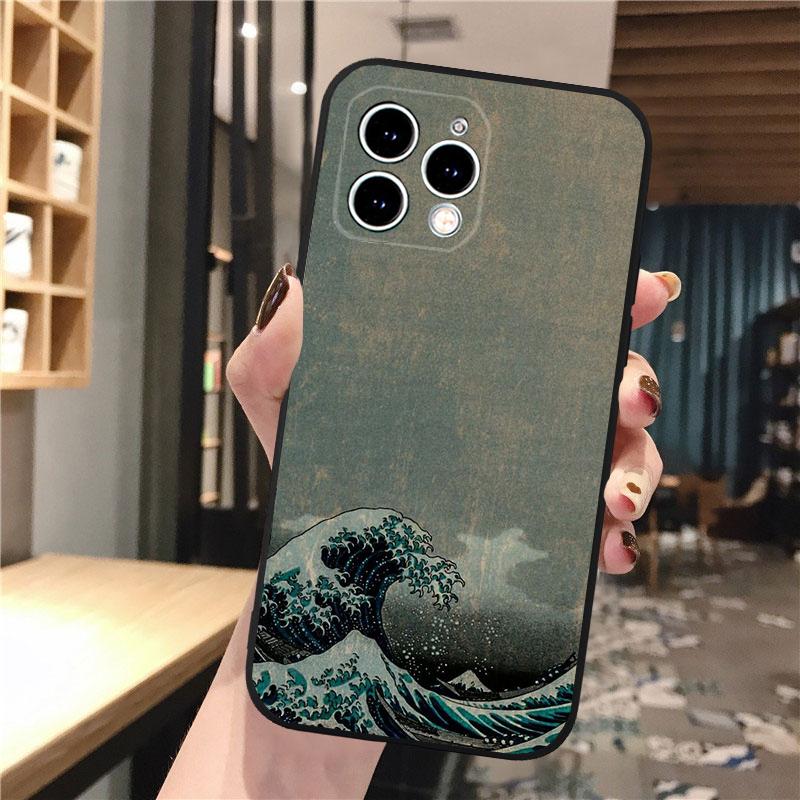 Great Wave Art Phone Case For Iphone 15 14 Pro Max 13 12 11 Pro Max XSMax XR 12 13 Mini 14 Plus