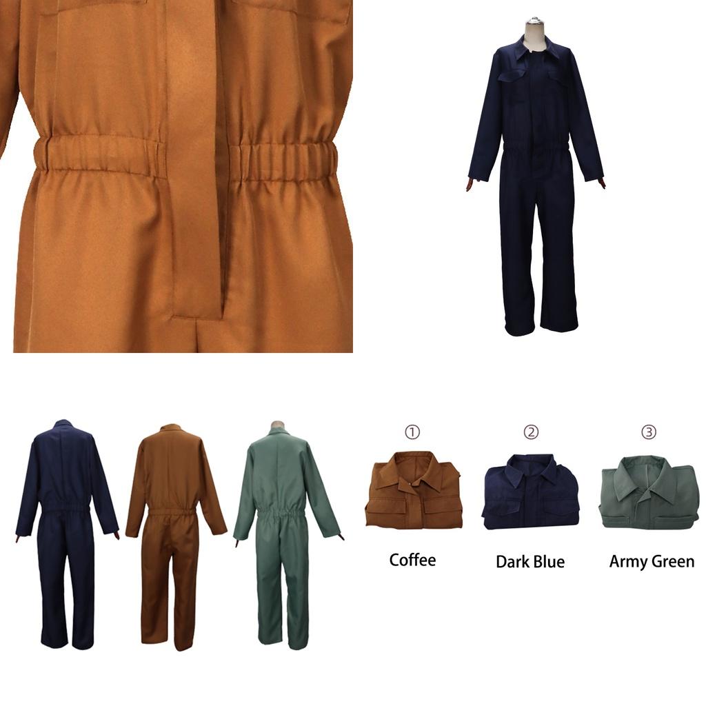 Хэллоуин убивает Костюм для косплея Майкла Майерса Комбинезон для взрослых Высококачественный полиэстер