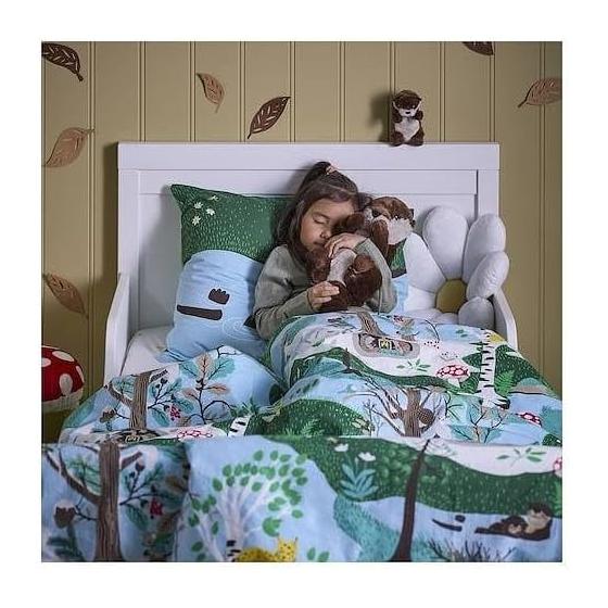 IKEA IKEA Набор из 2 плюшевых игрушек Семья выдр Коричневый Бежевый 45 см m50576900 SKOGSDUVA