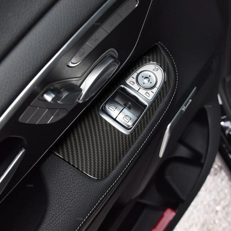 Для Mercedes Benz V Class V260 W447 2015-2022 автомобильный салон, подлокотник двери, кнопка подъема окна, рамка, накладка, наклейки