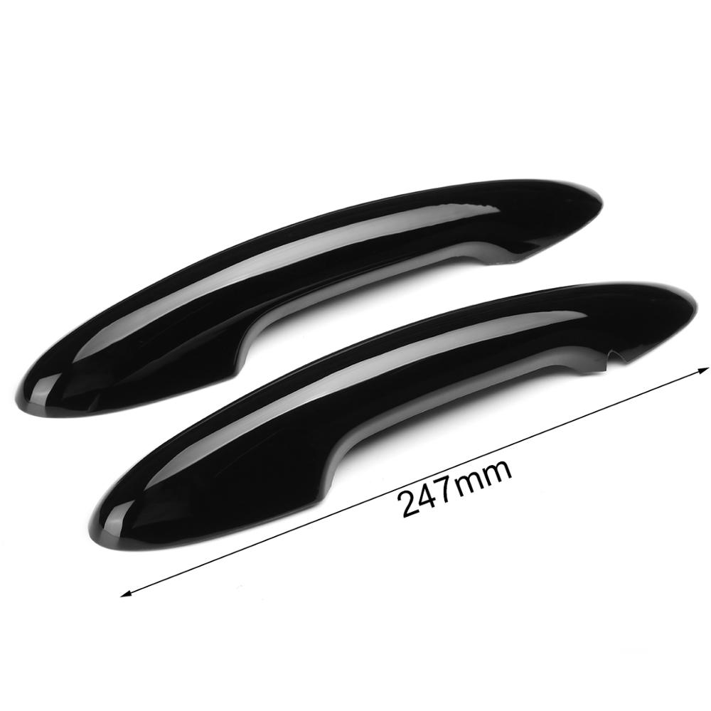 2Pcs Car Door Handle Cover Trim For BMW For Mini For Cooper S F56 F57 Gloss Auto Exterior Part Cover