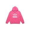 adidas Мужская толстовка с капюшоном Originals Big Trefoil с контрастным логотипом, полусолнечно-розовая H09352