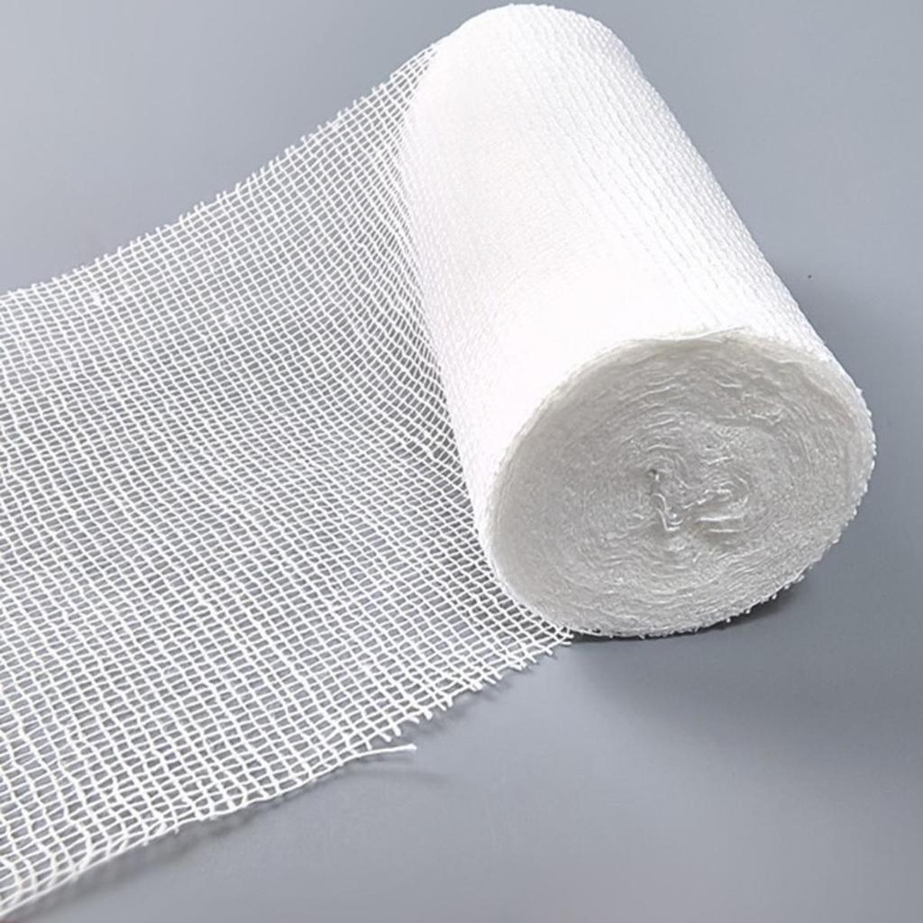 1PC White DIY Bandage Gauze Scarecrow Mummy Party Haunted House Halloween Decoration Gauze Prop Nursing Emergency Care First Aid Kit Accessory