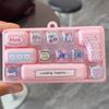 Pressable Keys 12 Keys Keyboard Keychain Clicker Sound Keyboard Clicker Keychain  Bag Ornaments