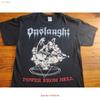 Винтажная мощь натиска из ада vtg концертная футболка размер L трэш-метал slayer винтажная выстиранная универсальная повседневная