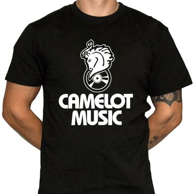 Футболка CAMELOT MUSIC - Прекратившая существование сеть музыкальных магазинов - 100% Хлопок с предварительной усадкой