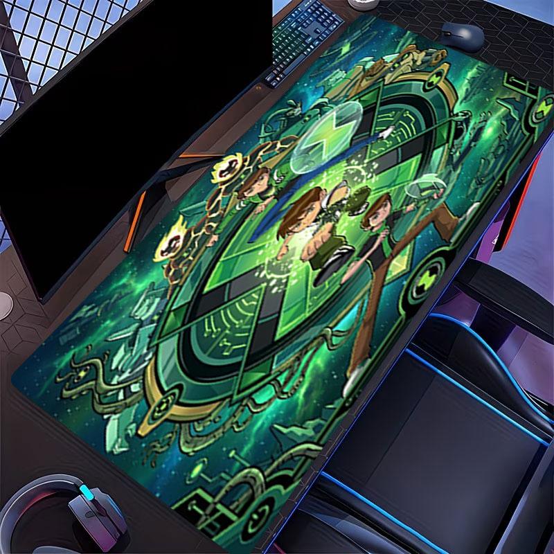 Ben 10 Cartoon Print Mouse Pad, for Keyboard Pad Laptop PC Mat for Office Home Use, Desk Decor, Perfect Birthday Gift for Gamers