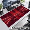 Custom Name Text Mouse Pad F1 Personalized Desk Pad For Work And Gaming