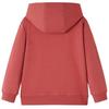 Sweatshirt à capuche pour enfants rouge brûlé 92/104/116/128/140
