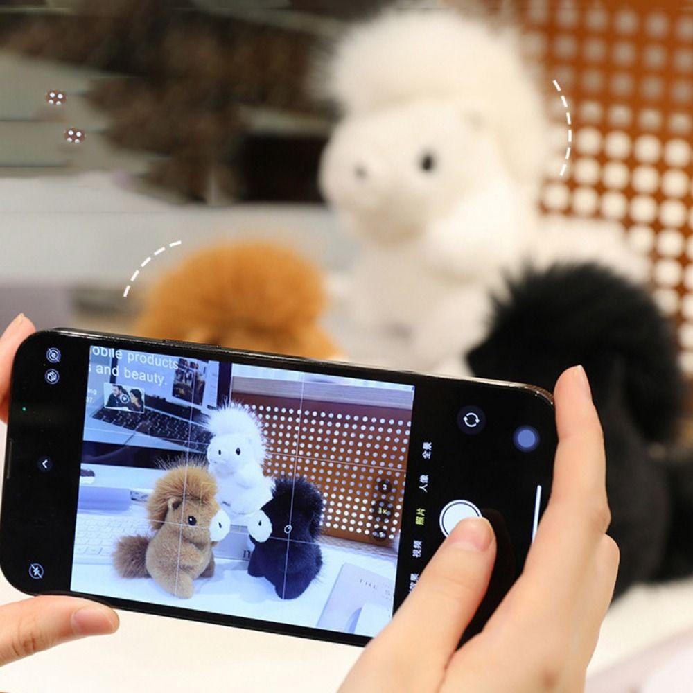 Stuffed Animal Simulation Horse Plush Toys Plush Horned Sheep Plush Doll Birthday Gift