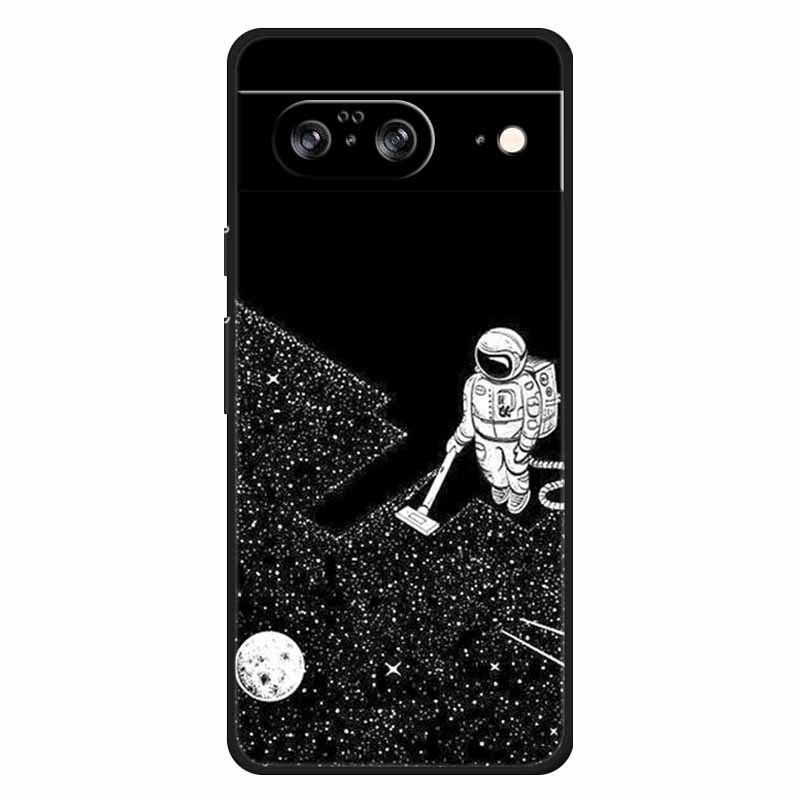 Для Google Pixel 8 / 8pro Чехол Мягкий Силикон Лев Сова Роскошные Задние Крышки Для Google Pixel 8 Pro Чехлы Pixel8 Мультяшные Корпуса