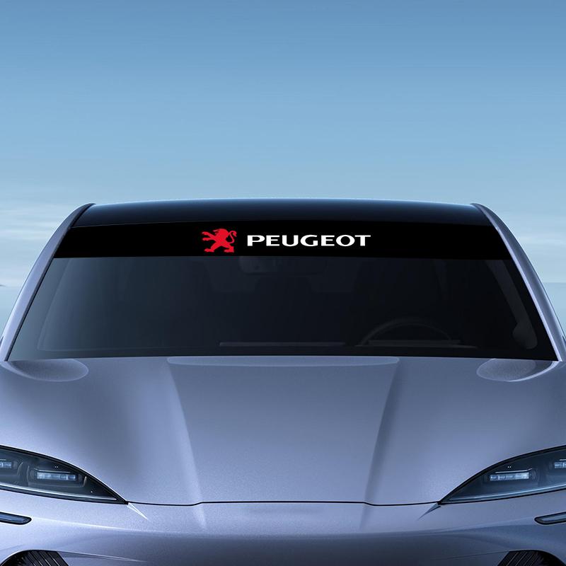 Наклейки на лобовое стекло автомобиля Передняя и задняя декоративная эмблема Для Peugeot 308 408 508 RCZ 208 3008 2008 206 207 108 406 407 408 206 207 208 306 307