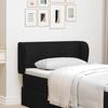 Headboard Ear Black 40 x 23 x 6 cm Velvet