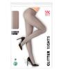 Silver Glitter Tights New Year' Eve 40 Den