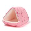 Маленький домик для хомяка Гнездо для морской свинки Теплый коврик Гнездо Спальное место для мелких животных Мягкий плюшевый домик-пещера для хомяка Товары для домашних животных