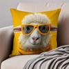 Vibrant Animal Bubble Fashion Tiger Cushion Cover Pillowcase Antidustmite Invisible Zipper Short Plush Sofa Cushion