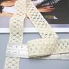 Кружевная Жаккардовая Лента из Хлопковой Пряжи с Рисом, Материалы для Рукоделия Одежды, Высококачественное Украшение для Детской Одежды