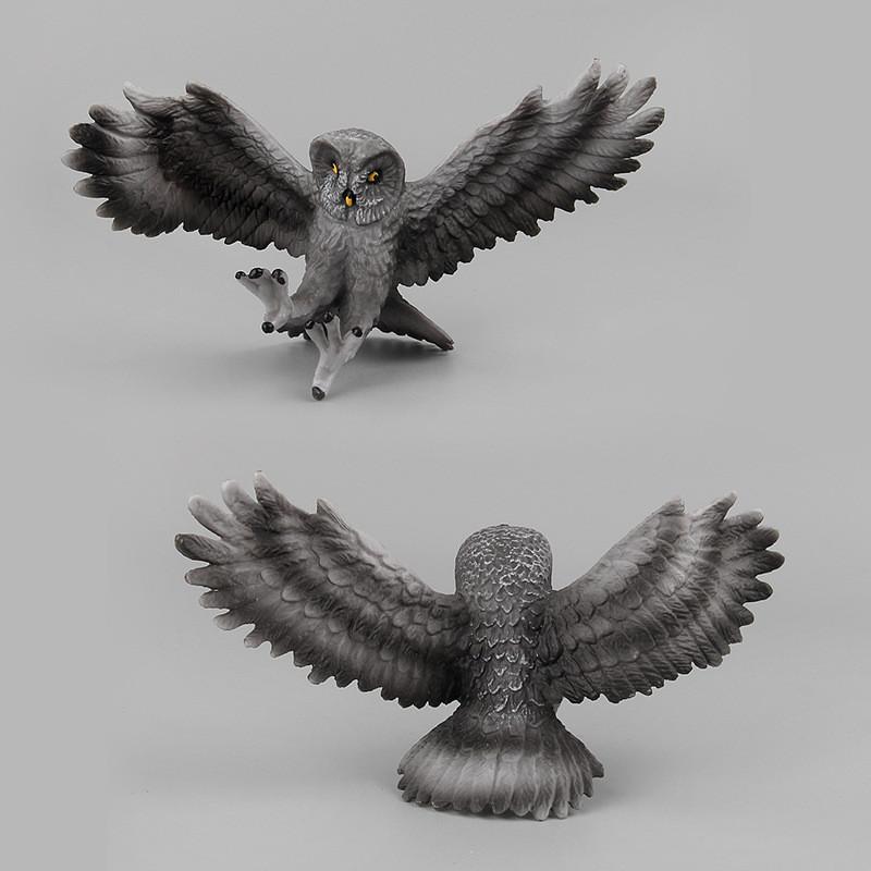 Lifelike Pvc Animal Figurines Including Stunning White Head Eagle And Detailed Owl Designs