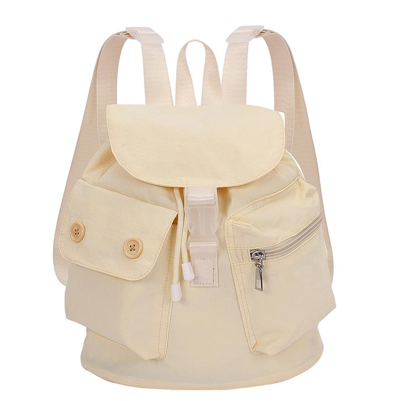 Student class cloth backpack women's 2025 summer new fashion casual small backpack Korean version high value shoulder bag