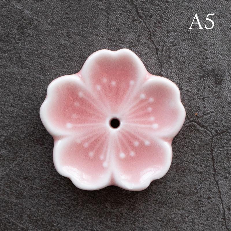 Цветы сакуры Керамическая подставка для благовоний в японском стиле для дома и спальни