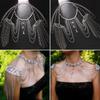 Elegant Rhinestones Shoulder Chain Adjustable Multiple Strand Body Necklace for Parties Supplies and Wedding Decoration