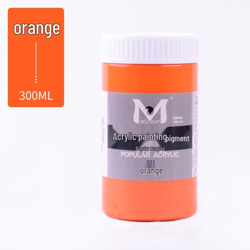 Meibang Special White Metallic Acrylic Paint for DIY Plaster Doll and Wall Painting