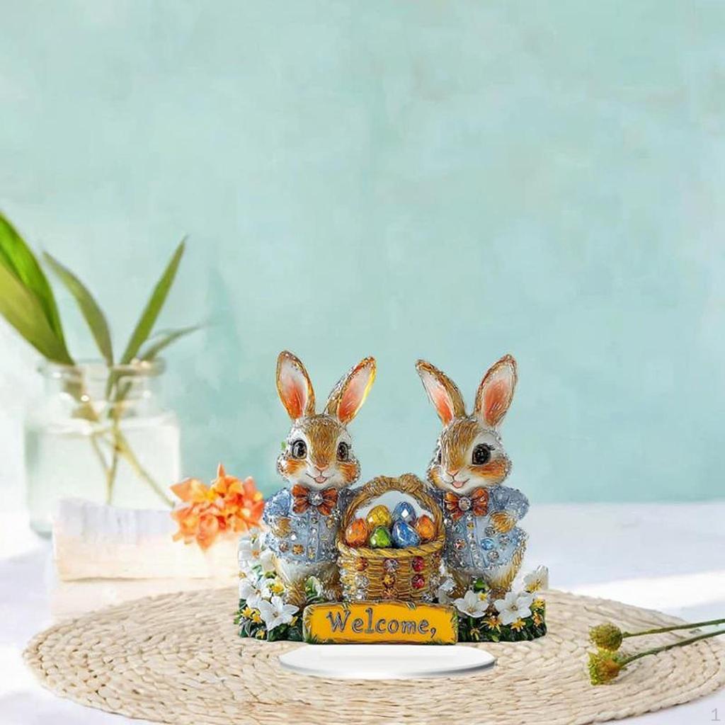 Украшение стола, центральное украшение, пасхальное украшение, коллекционная домашняя обстановка, демонстрация животных для праздника