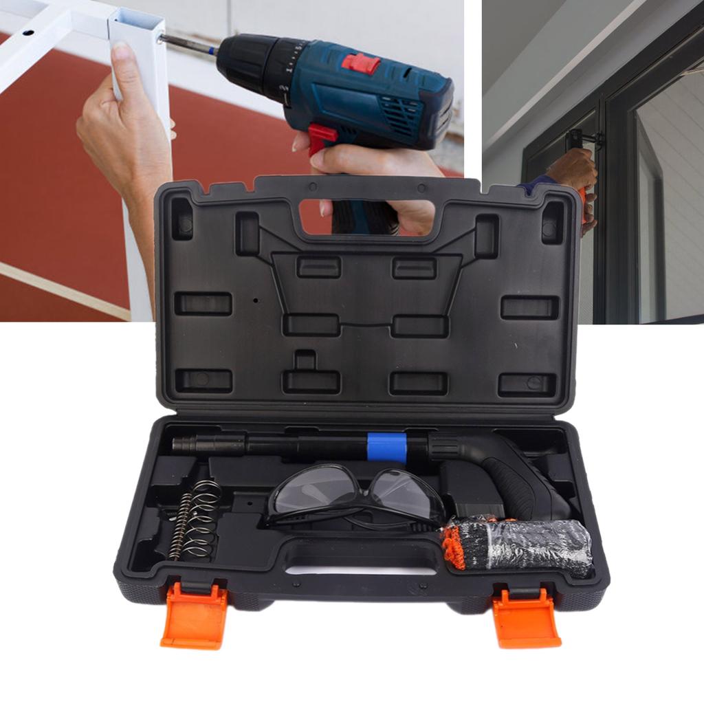 Mini Manual Steel Nail Guns Wall Fastening Rivet Tool Wire Slotting Device Decorations Tools Shooting Machine