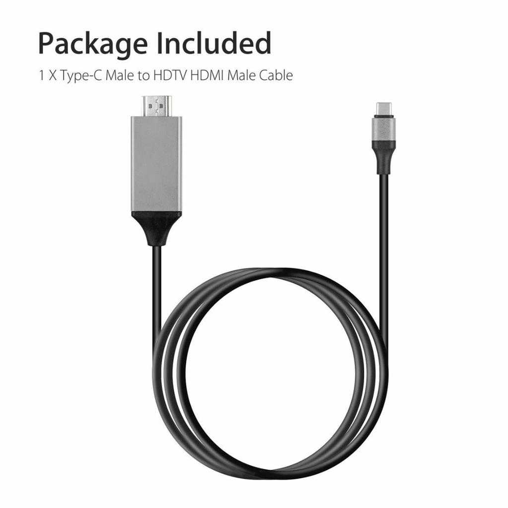 Кабель-переходник HDMI HDTV типа C в 4K для Samsung S10 S9 S8 MacBook